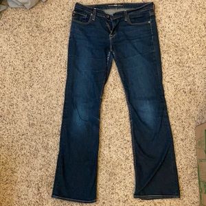 mid rise boot cut jeans